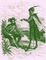 Ilustraci&oacute;n: 'Cuentos escogidos de los Hermanos Grimm', 1879.