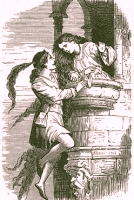 Ilustraci&oacute;n: 'Cuentos escogidos de los Hermanos Grimm', 1879.