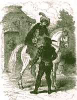 Ilustraci&oacute;n: 'Cuentos escogidos de los Hermanos Grimm', 1879.